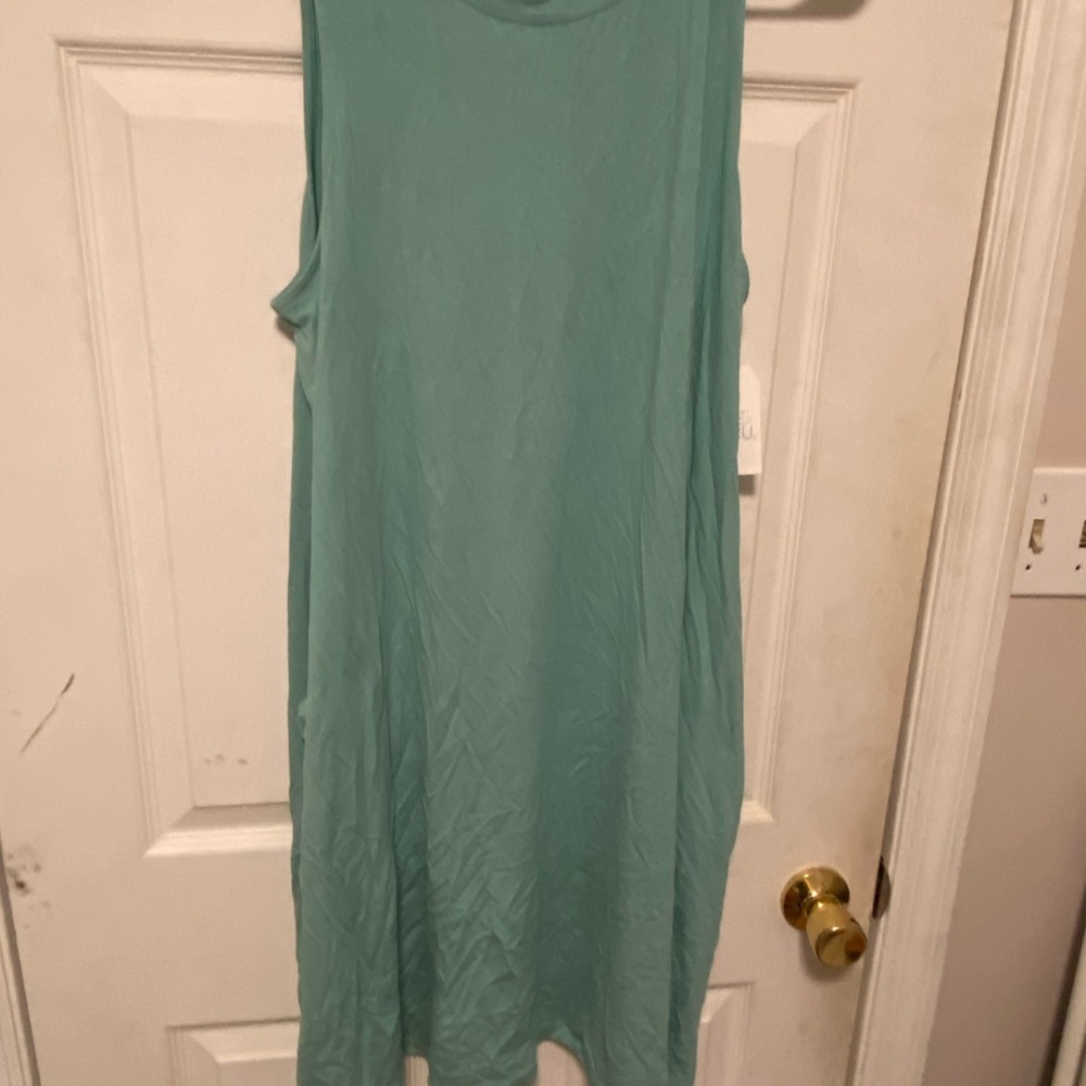 Time and Tru Aqua Sleeveless Top